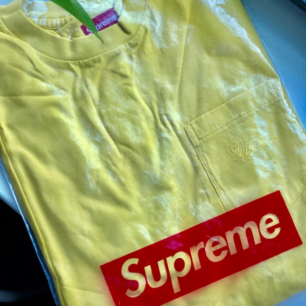 Supreme Overdyed Pocket Tee AUTHENTIC 2018